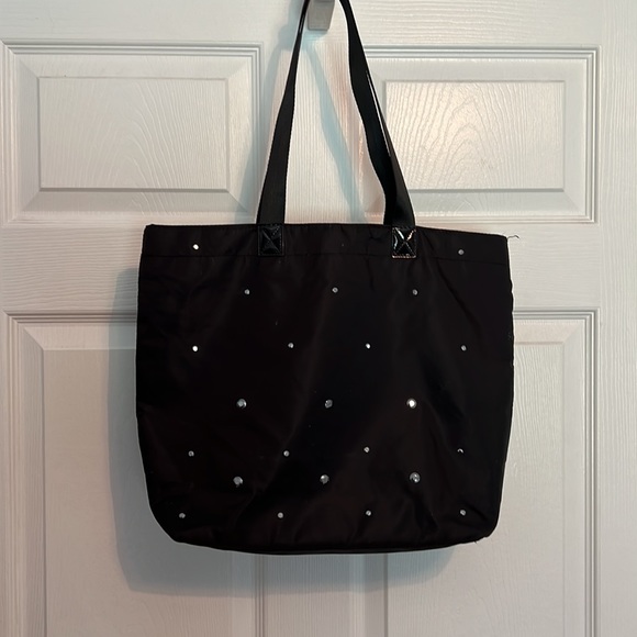 Tote Bag with Top Zipper, 2 Handles, Has Jeweled Side, BATH & BODY WORKS, VGUC - Picture 2 of 8